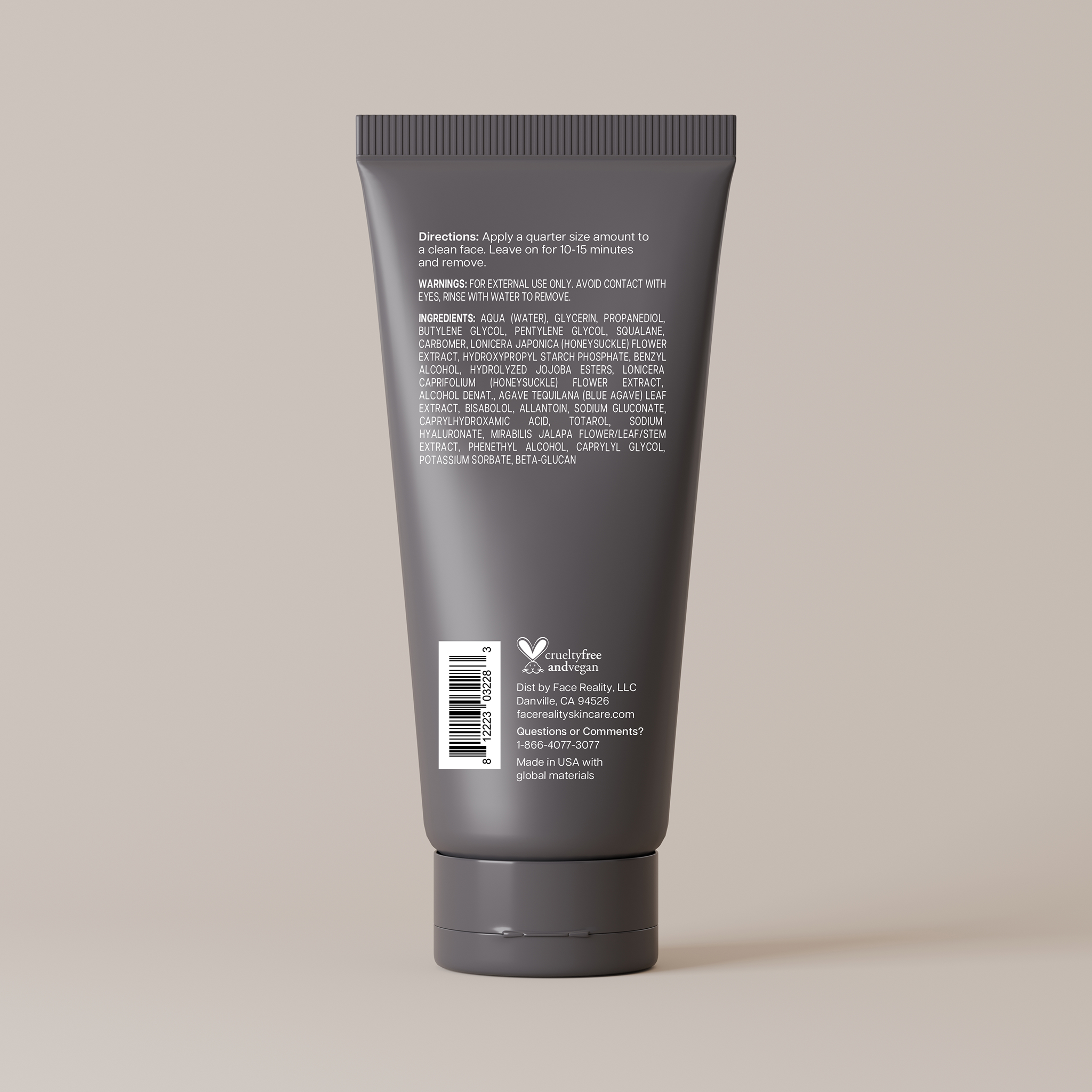 Face Reality hydraCalm Mask – 75ml | Ultra-Hydrating Relief for Dry, Sensitive Skin