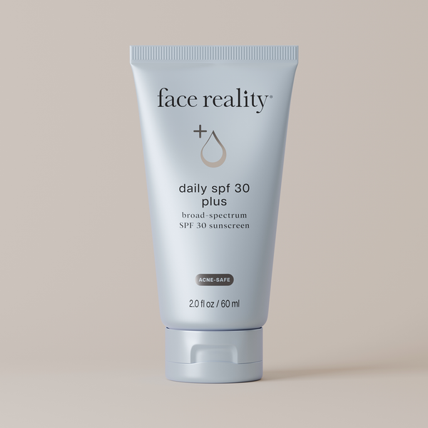 Face Reality Skincare Daily SPF 30 Plus – 59ml | Lightweight Broad-Spectrum Sunscreen for Acne-Prone Skin