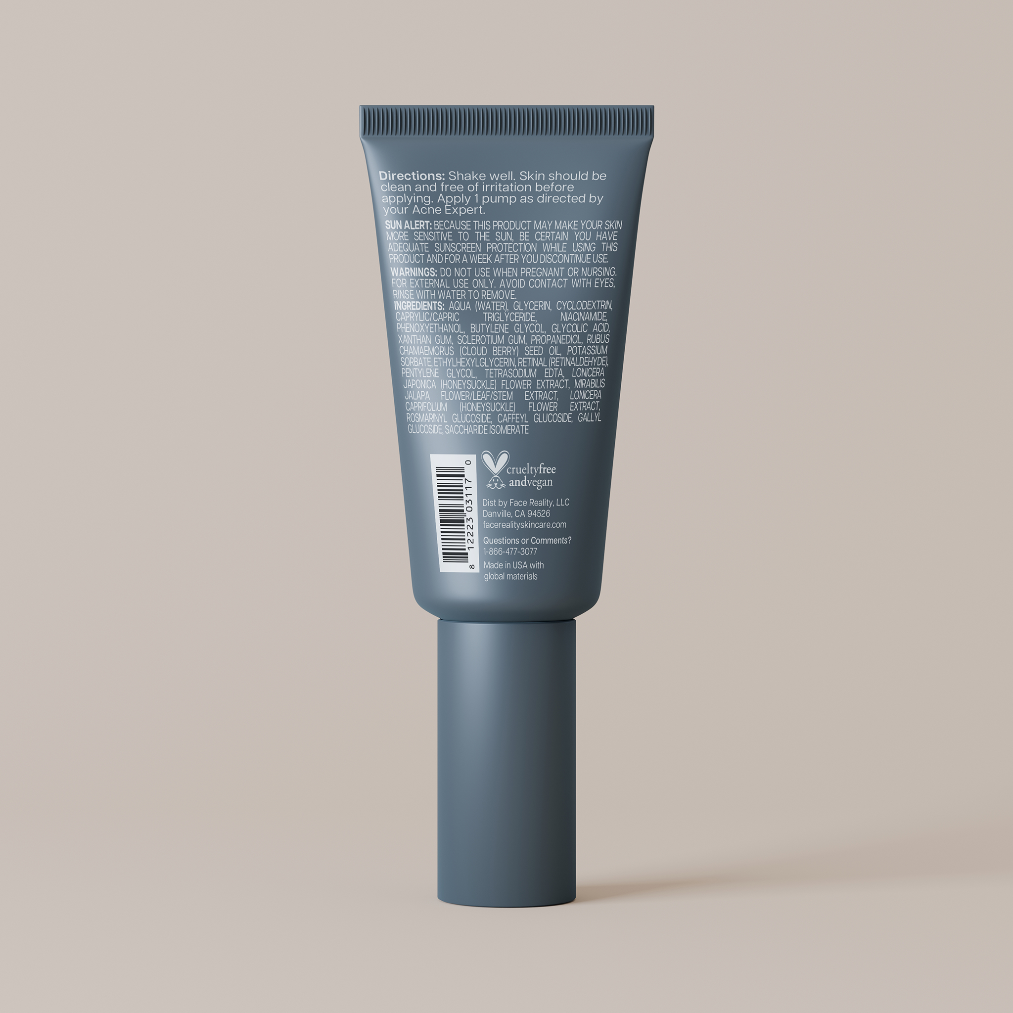 Face Reality Retinal B3 Serum – 30ml | Acne-Safe Retinoid for Clearer, Smoother Skin