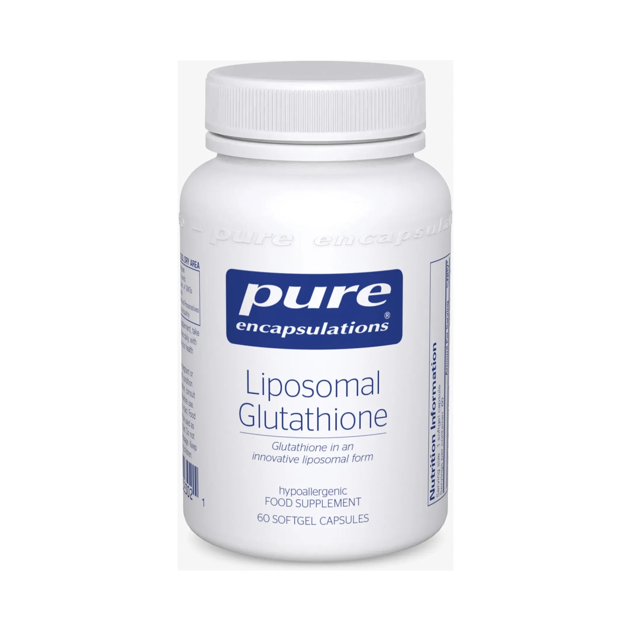 Pure Encapsulations Liposomal Glutathione - 60 Capsules