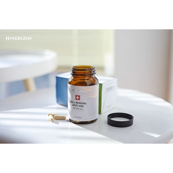 H - MEDIZIN Cell Renewal Medical Grade Cell Mitochondria Nutrients 60 Capsules - Glam Global UKH - MEDIZIN