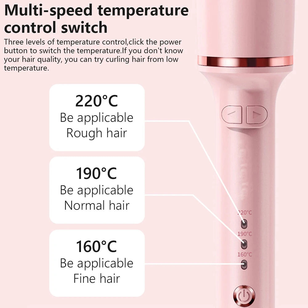 Automatic Hair Curler Ceramic Auto Rotate - Salon Curls