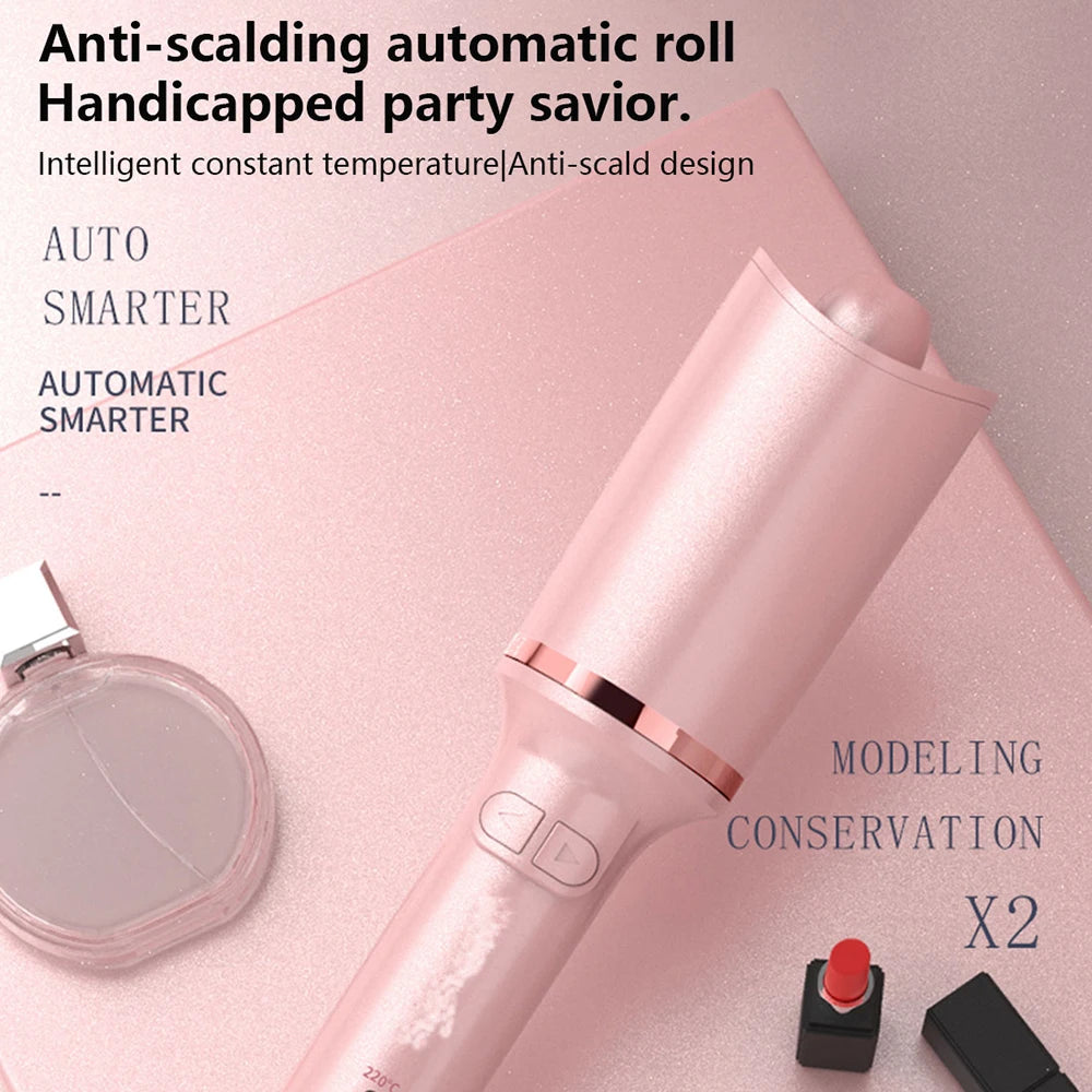 Automatic Hair Curler Ceramic Auto Rotate - Salon Curls