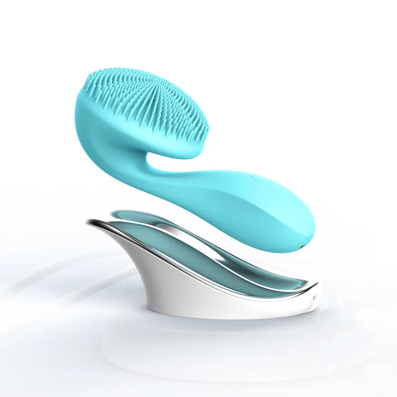 SJ01 Sonic Silicone Facial Brush - Deep Cleanse And Glow