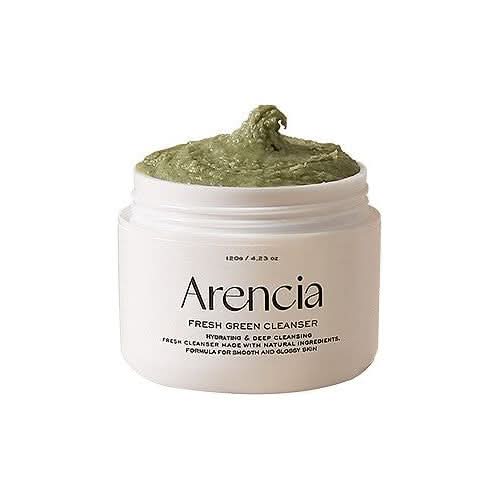 Arencia Fresh Green Rice Mochi Cleanser - 120g | 2-in-1 Purifying Cleanser & Clay Mask