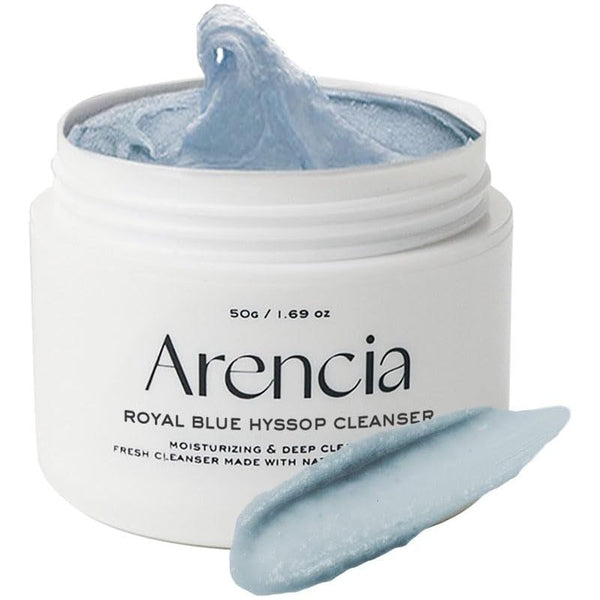 Arencia Fresh Royal Blue Hyssop Cleanser - 120g | Gentle, Deep Cleansing & Skin Barrier Protection
