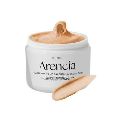 Arencia L'aromatique Calendula Cleanser - 120g | Deep Cleansing & Brightening for Sensitive Skin