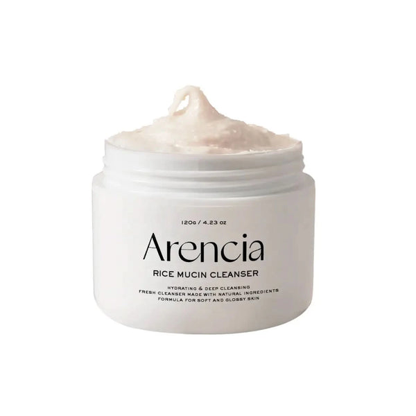 Arencia Rice Mucin Cleanser - 120g | Deep Cleansing & Skin Barrier Protection