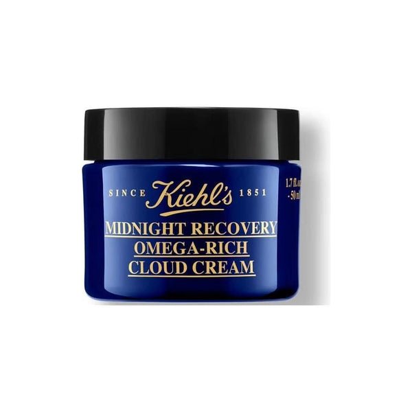 Kiehl's Midnight Recovery Omega-Rich Cloud Cream – 50ml | Ultra-Hydrating Night Cream with Omega 3 &amp; 6