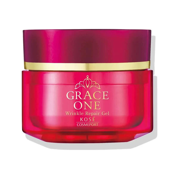 Kosé Grace One All-in-One Wrinkle Repair Gel – 100g | 8-in-1 Anti-Aging Moisturiser with Niacinamide
