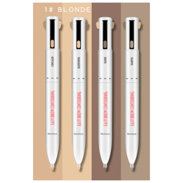 4 - in - 1 Easy - to - Wear Eyebrow Contour Pen | Define, Highlight, Contour & Shape - Glam Global UKGlam Global UK