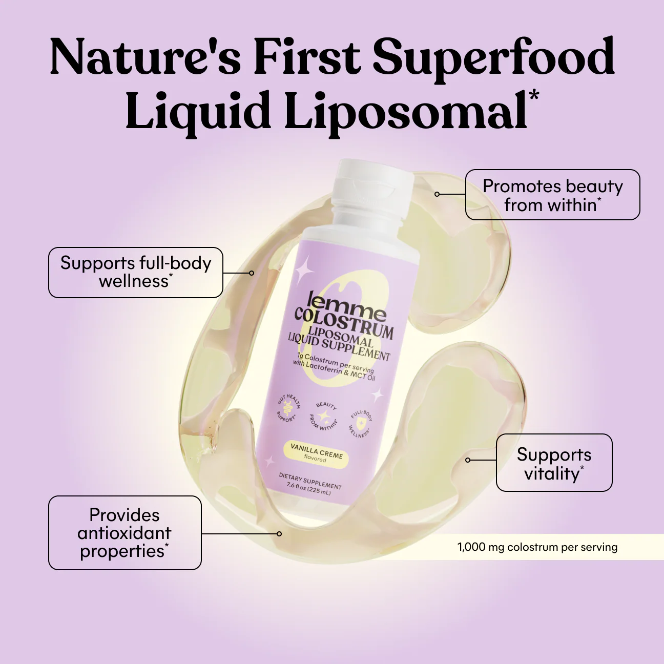 Lemme Colostrum Liquid 225 ml – Gut Health Digestive Support