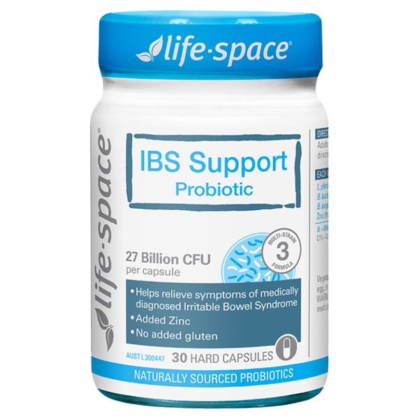 Life-Space IBS Support Probiotic – 30 Capsules | Targeted Relief for IBS Symptoms