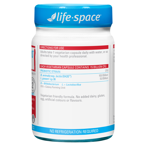 Life-Space Shape B420™ Probiotic – 60 Capsules | Gut Health & Nutrient Absorption