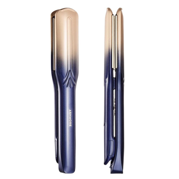 ASHMORE Spray Straightener – Aqua Glow Mist Hair Styling Tool | Curl & Straighten with Hydration, Red Light & Repair Technology