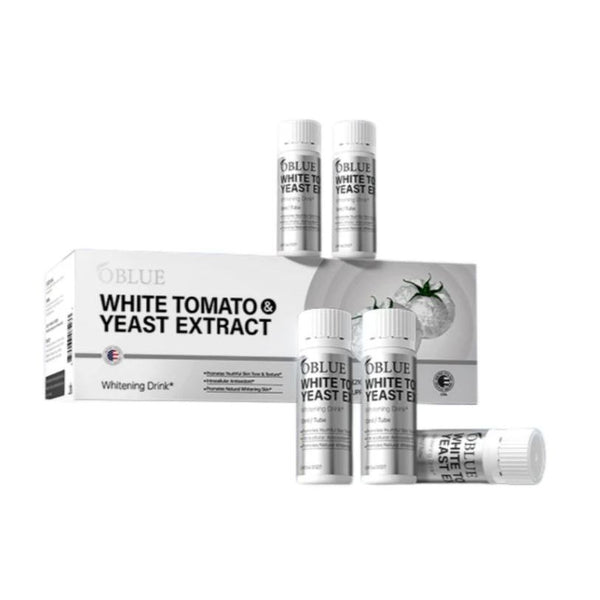 OBLUE White Tomato & Glutathione Whitening Drink – 21 Tubes | Skin Brightening & Spot Reduction