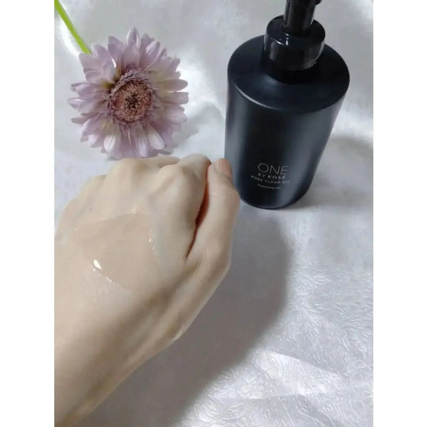 One By Kosé Pore Clear Cleansing Oil – 180ml | Deep Pore Purifying & Moisturising Oil Cleanser with Green Floral Scent