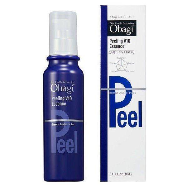 Rohto Obagi Peeling V10 Essence Wipe-On Exfoliant – 180ml | Daily Gentle Exfoliation for Smoother, Brighter Skin