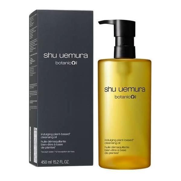 Shu Uemura Botanic Cleansing Oil – 450ml | Gentle, Natural Makeup Remover for Sensitive Skin