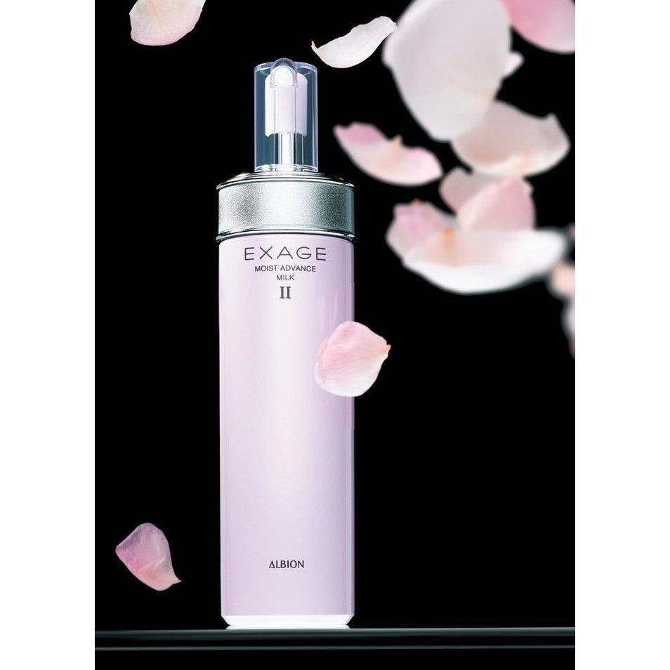 Albion Exage Moist Advance Milk II – 200g | Hydrating Emulsion for Normal Skin