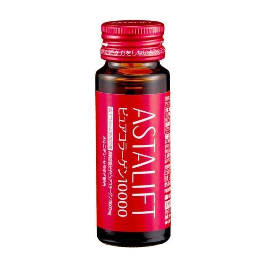 Astalift Drink Pure Collagen 10000 – Pack of 10 Bottles | High-Potency Collagen Beauty Drink