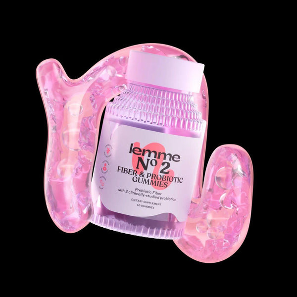Lemme No 2 Gummies | Fiber & Probiotic Gummies for Gut Health - 60 Gummies