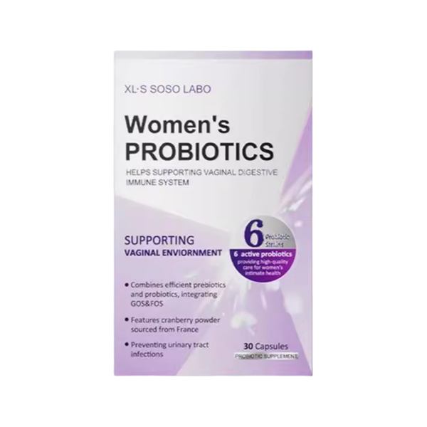 XL·S SOSO LABO Women's Probiotics Supporting Vaginal Environment - 30 Capsules | Double Care for Urinary Tract & Immunity