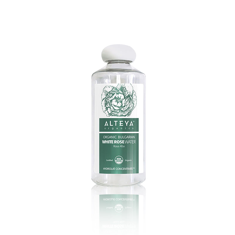 Alteya Organic Bulgarian White Rose Water – 500ml | Brightening, Soothing & Deep Hydration