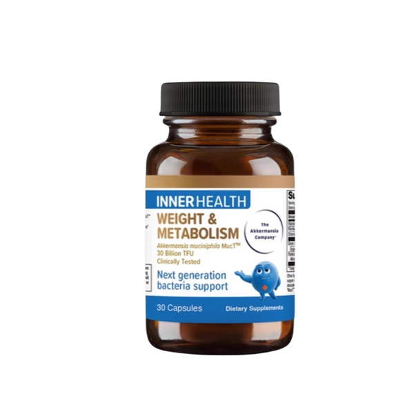 INNER HEALTH Weight & Metabolism Next Generation Bacteria Support - 30 Capsules | Probiotic Formula for Metabolic Health & Weight Management