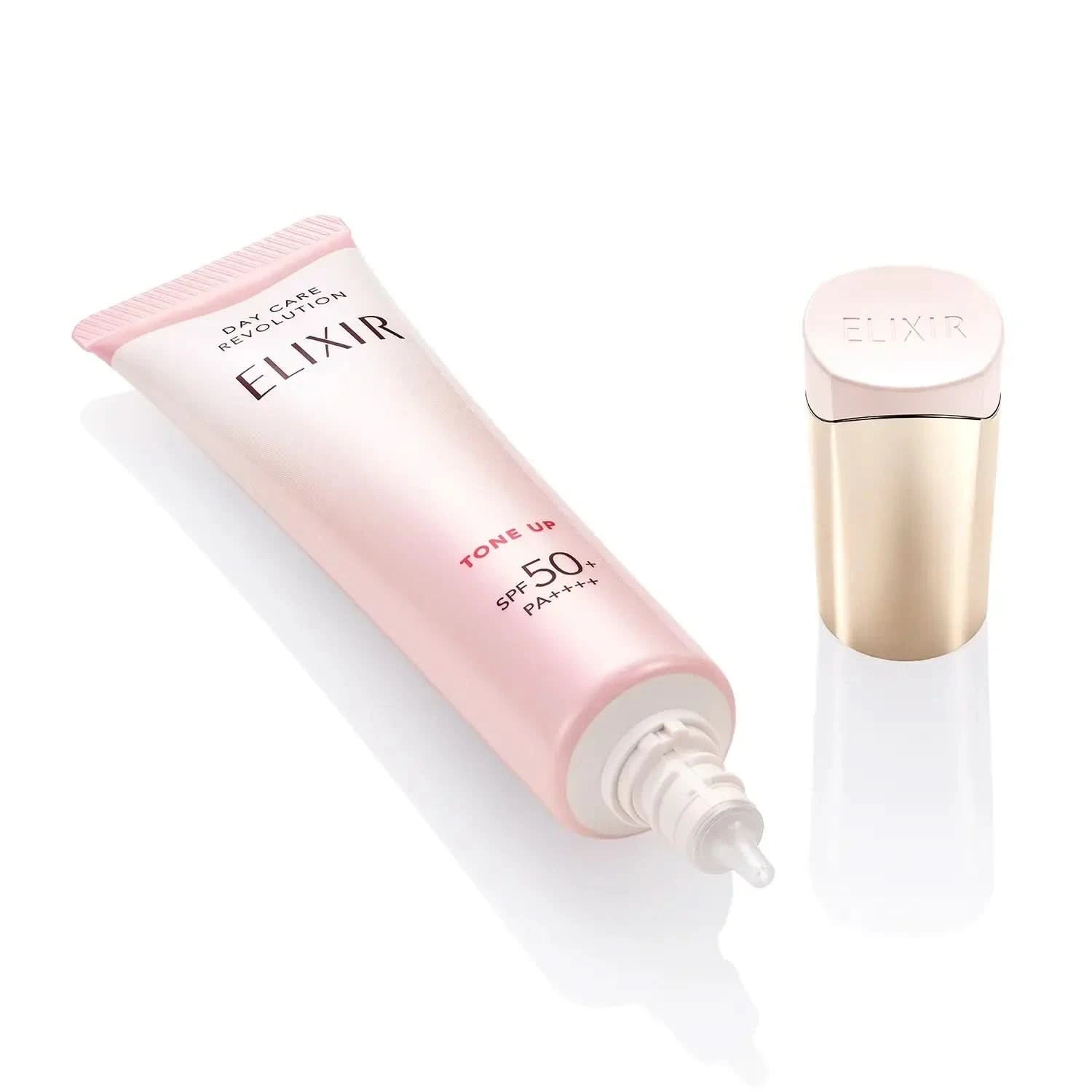 Shiseido Elixir Day Care Multifunctional Tone-Up Emulsion – Baby Pink SPF 50+ | 35g