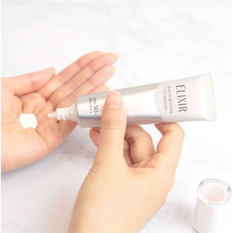 Shiseido Elixir Day Care Revolution – 35ml | SPF50+ PA++++ Anti-Aging Sunscreen & Makeup Base