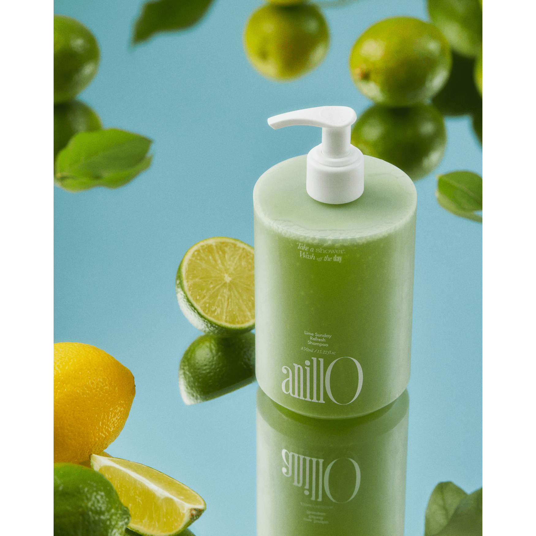 Anillo Lime Sunday Refresh Shampoo – 450ml | Deep Cleansing, Scalp Refreshing & Revitalizing