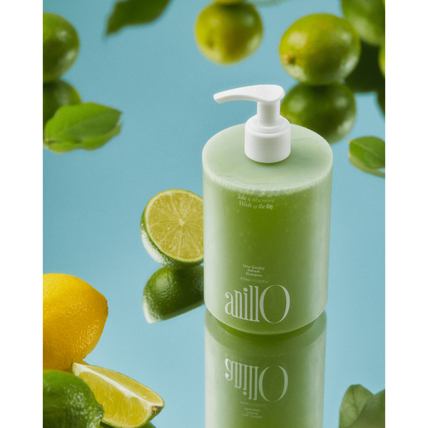Anillo Lime Sunday Refresh Shampoo – 450ml | Deep Cleansing, Scalp Refreshing & Revitalizing