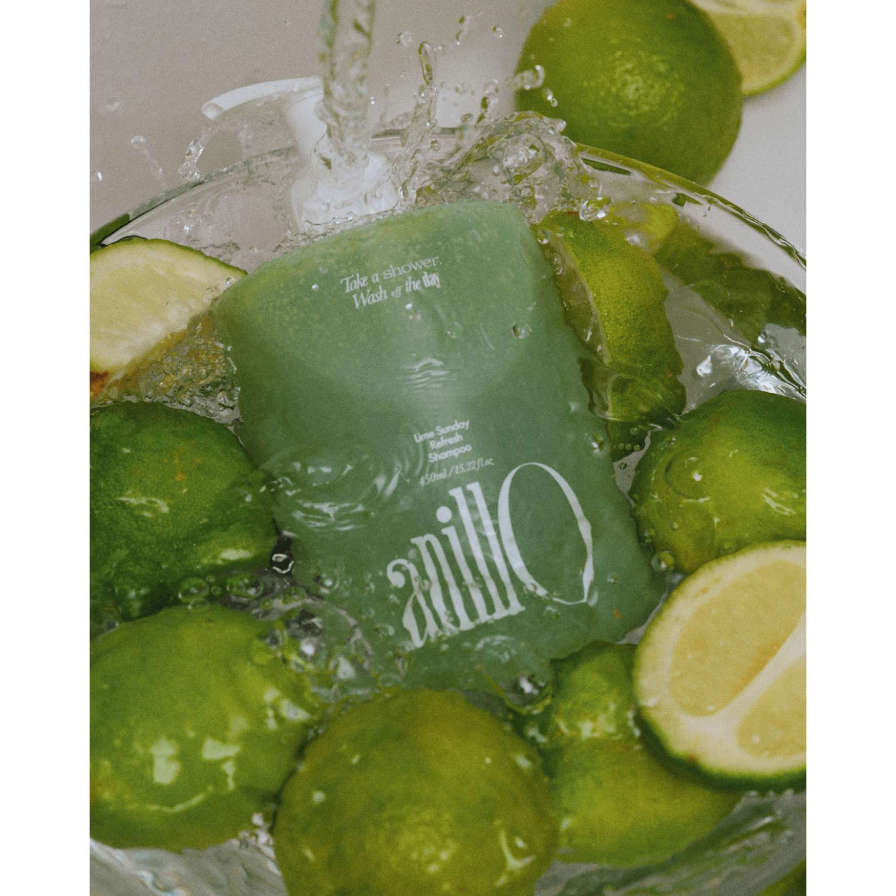 Anillo Lime Sunday Refresh Shampoo – 450ml | Deep Cleansing, Scalp Refreshing & Revitalizing