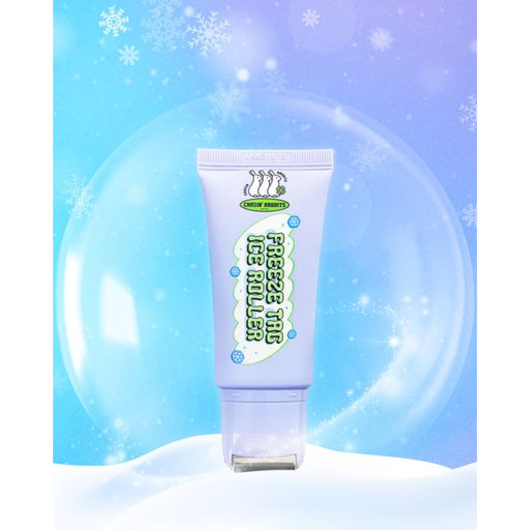 Chasin’ Rabbits Freeze Tag Ice Roller – 50ml | Cooling, Pore-Tightening & Lifting Serum