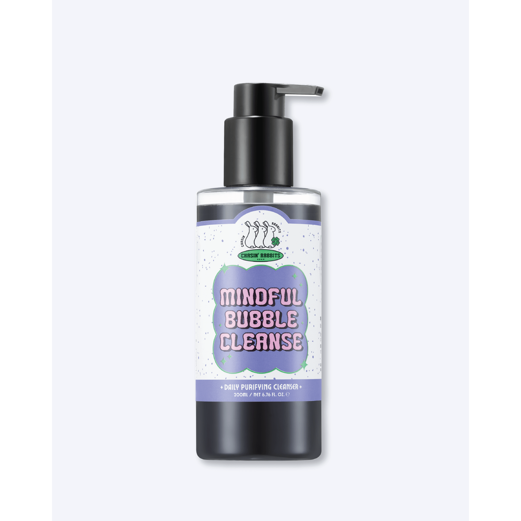 Chasin’ Rabbits Mindful Bubble Cleanse – 200ml | Detoxifying, Hydrating & Gentle Cleansing