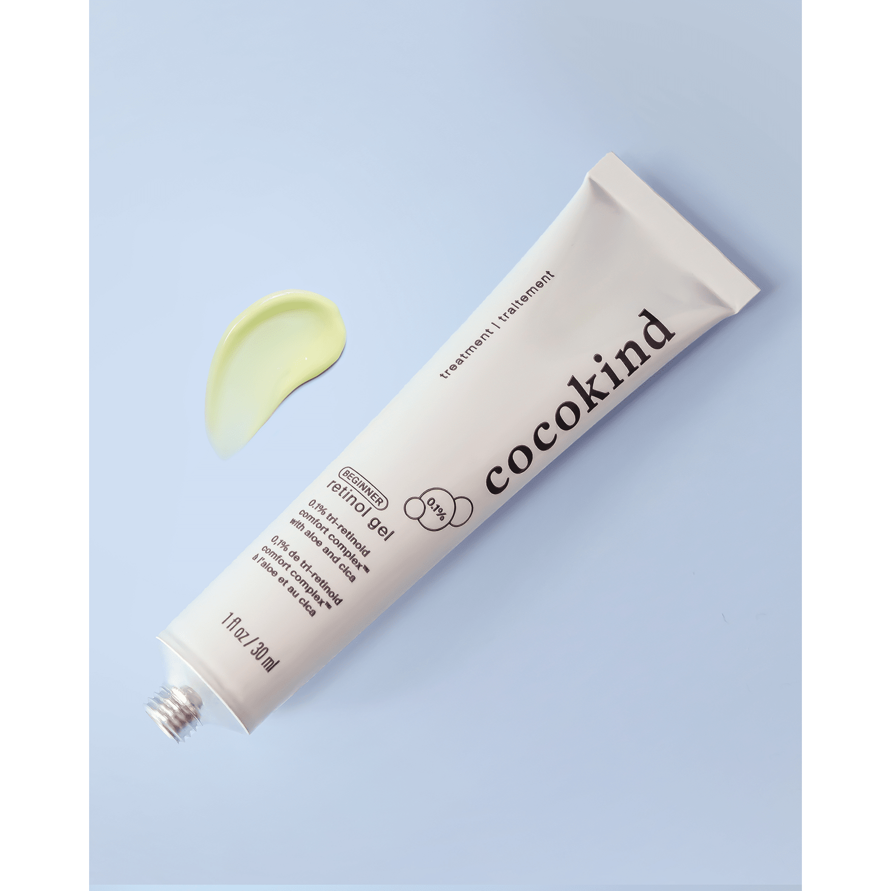 Cocokind Beginner Retinol Gel 0.1% – 30ml | Gentle Retinol for Sensitive Skin