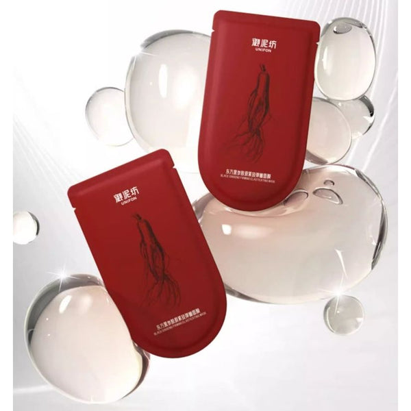 UNIFON Oriental Black Ginseng Collagen Firming And Elastic Mask