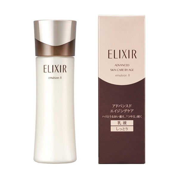 Shiseido Elixir Advanced Emulsion – 130ml | Anti-Aging Face Milk for Radiant, Supple Skin