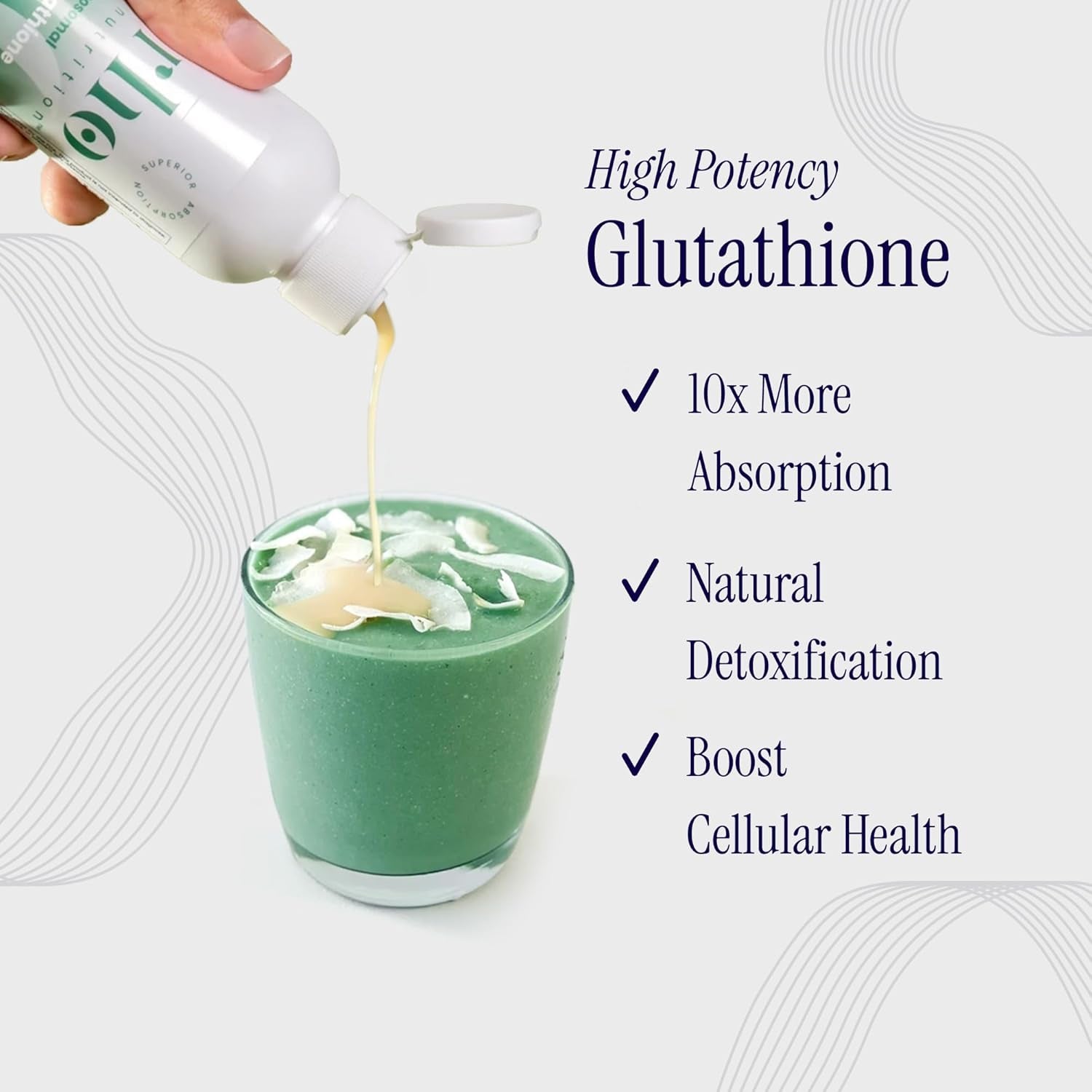 Rho Nutrition Liposomal Glutathione – 120ml | Natural Detox & Radiant Skin Support