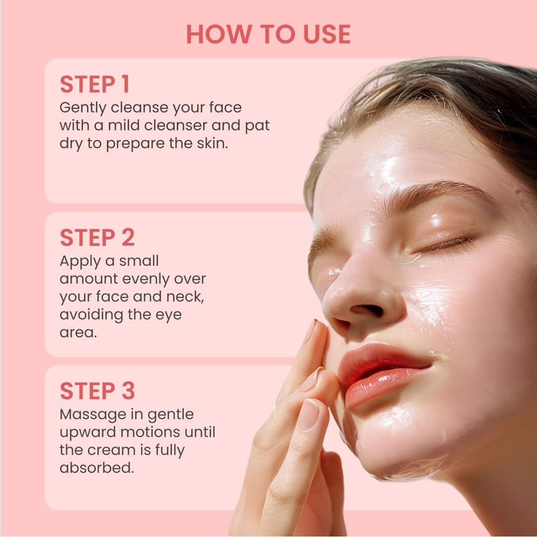 QUIA Beauty Collagen Niacinamide Jelly Cream – 110ml | Lightweight Deep Hydration & Skin-Firming Glow