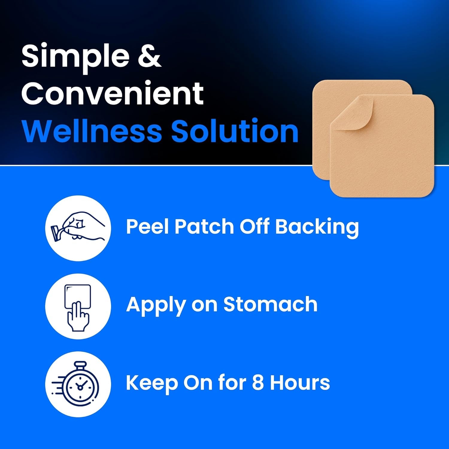 MONIER GLP-1 Patches – 60 Patches | Natural, Needle-Free Wellness Support
