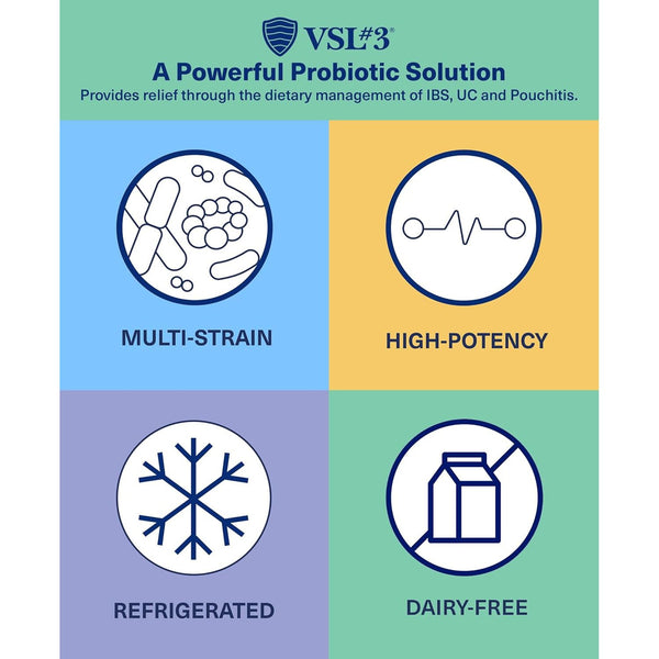 VSL#3® Probiotic Medical Food – 60 Capsules | High-Potency Gut Health Support