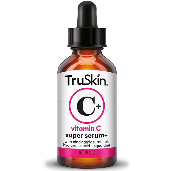 TruSkin C+ Vitamin C Super Serum+ – 60ml | Advanced Anti-Aging & Brightening Face Serum