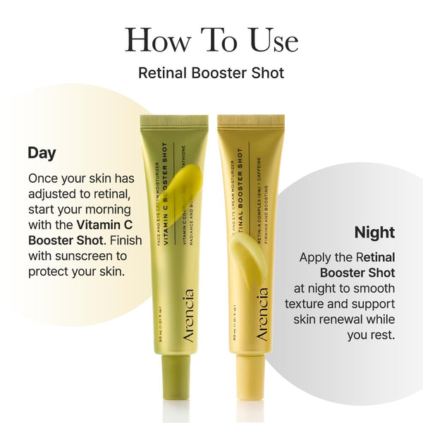 Arencia Face And Eye Cream Moisturizer Vitamin C Booster Shot - 30ml