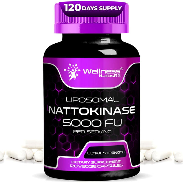 WELLNESS LABSRX Liposomal Nattokinase 5,000 FU - 120 Capsules
