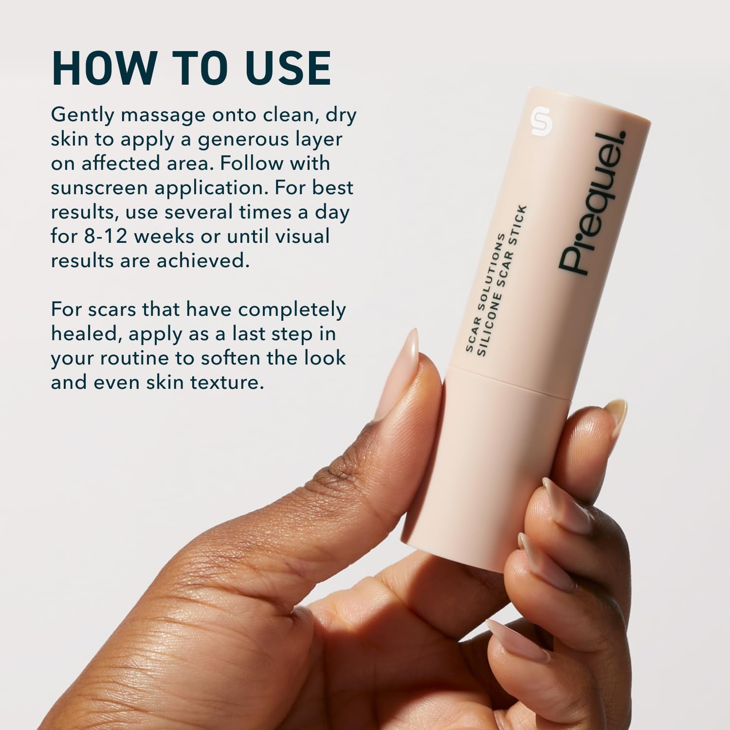 Prequel Scar Solutions – 60% Silicone Stick Cream | Advanced Scar & Stretch Mark Care