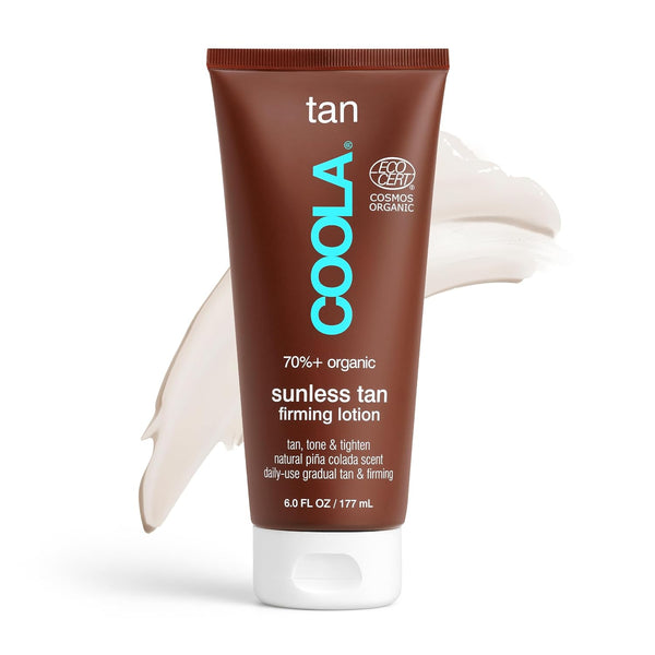 COOLA Sunless Tan Firming Lotion – 177ml | Organic Gradual Self-Tanner with Skin-Firming Benefits