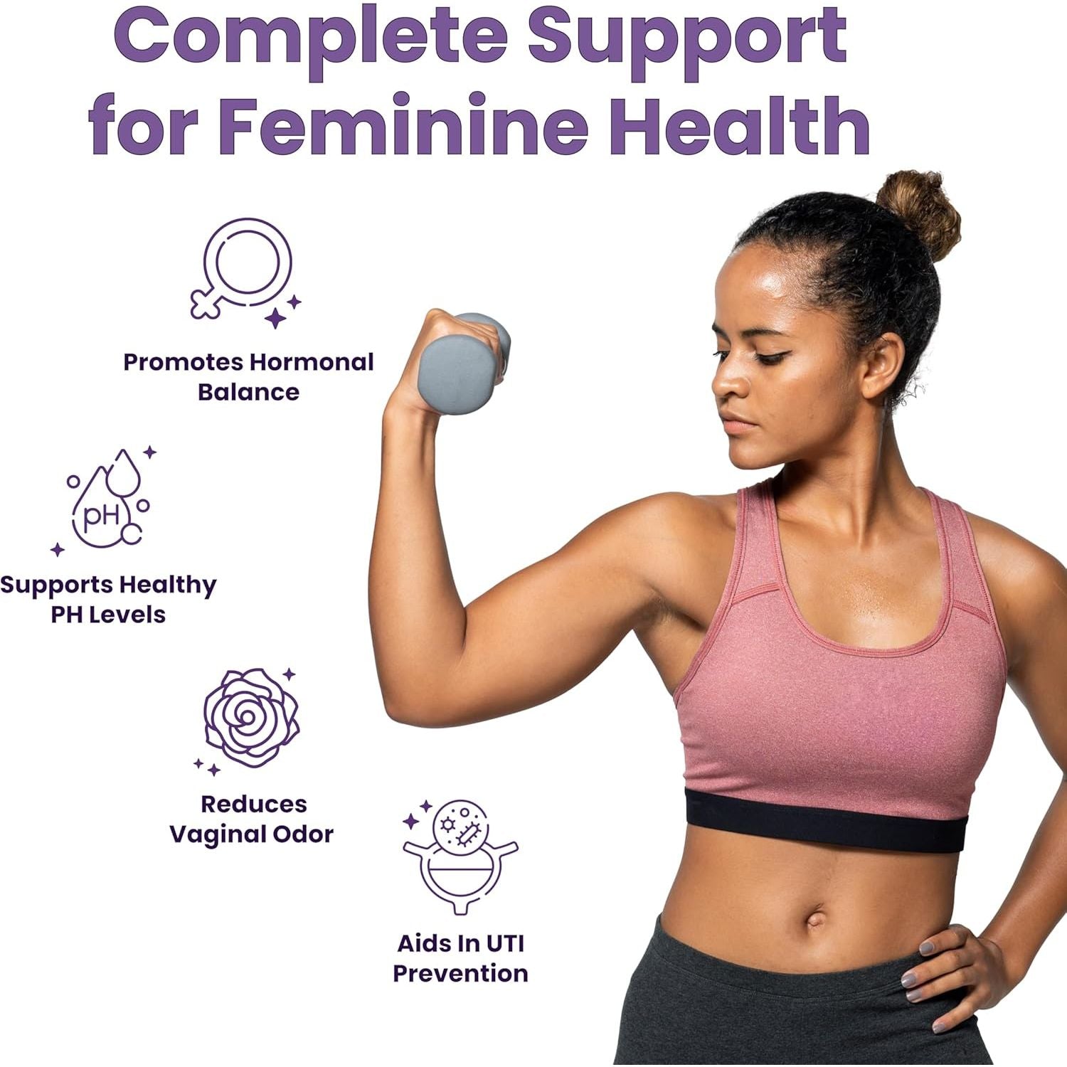 Her Fantasy Box Healthy Box Probiotics – 30 Dietary Supplements | Vaginal Balance, UTI Protection & PMS Relief