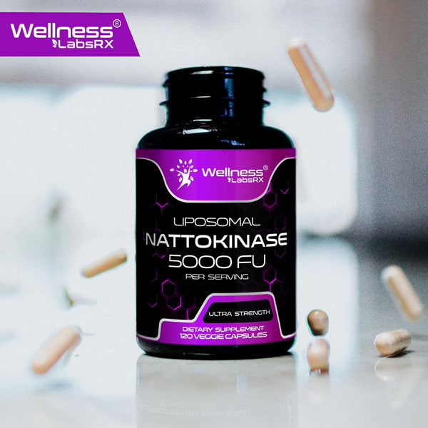 WELLNESS LABSRX Liposomal Nattokinase 5,000 FU - 120 Capsules
